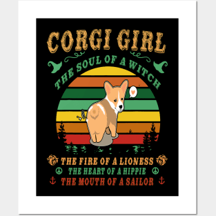 Corgi Girl - Witch - Lioness - Hippie - Sailor (100) Posters and Art